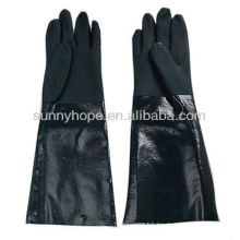 sandy PVC dipped gloves